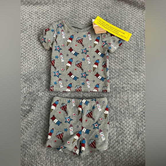 Mud Pie Other - Mud Pie 4th of July Pajamas 12-18m
